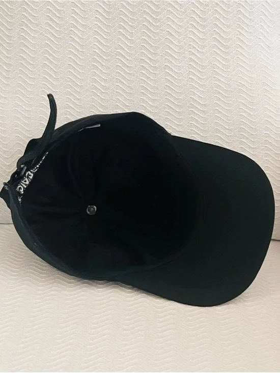 Black Patch Baseball Cap - Picture 5 of 7